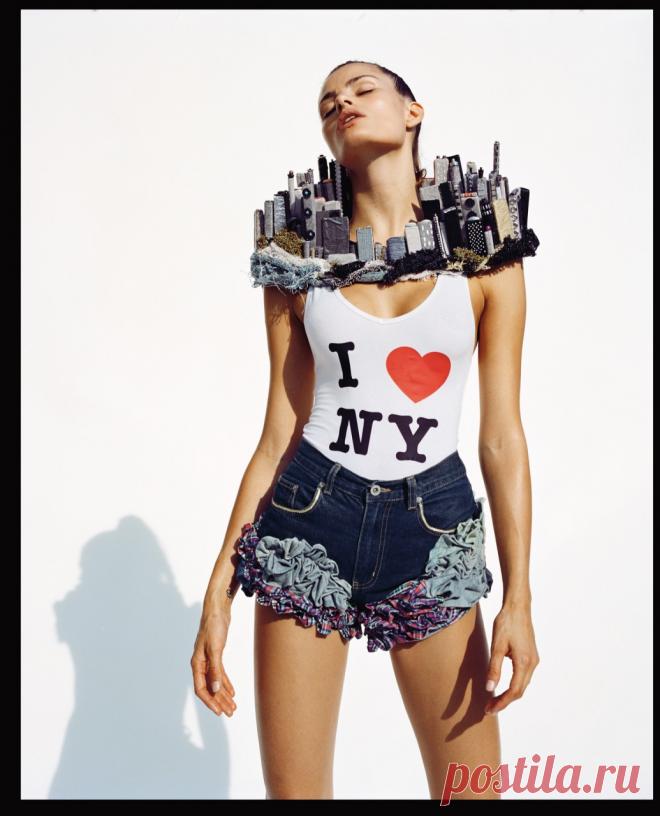 Изабели Фонтана (Isabeli Fontana) в фотосессии Ричарда Буша (Richard Bush) для журнала Purple (осень-зима 2007)