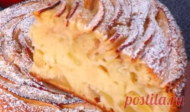ЯБЛОЧНЫЙ ПИРОГ «РОЗА»