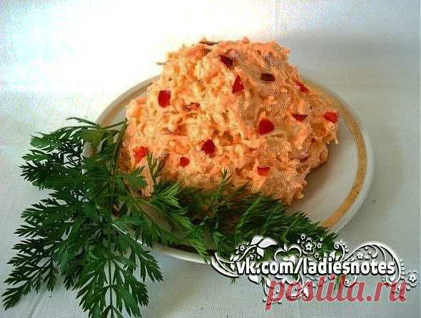 САЛАТ ИЗ МОРКОВИ И СЫРА «ИСКОРКА» | Хитрости Жизни