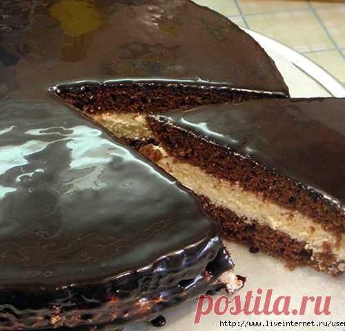 Ностальгия -торт с кремом из манки