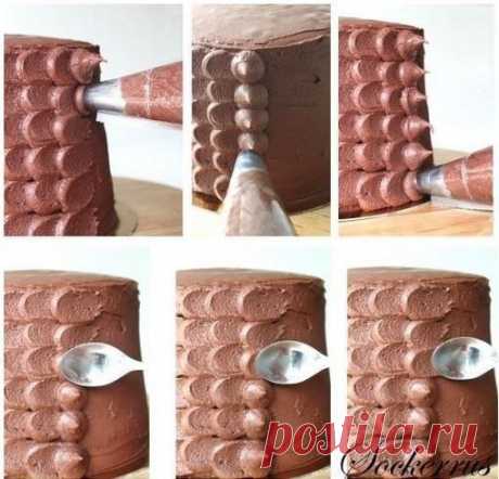 Техники украшения тортов.