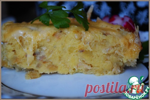 Картофельная запеканка "Розовый фламинго" - кулинарный рецепт