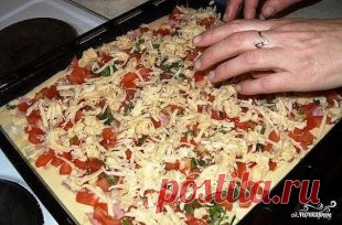 БЫСТРАЯ и ВКУСНЕЙШАЯ Пицца 
Чтобы не потерять рецепт, жмите 