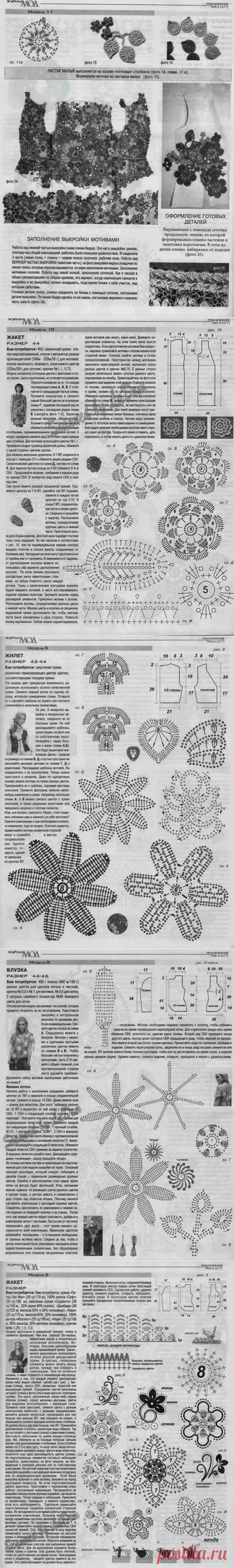 Irish crochet &: одежда ирландским кружевом