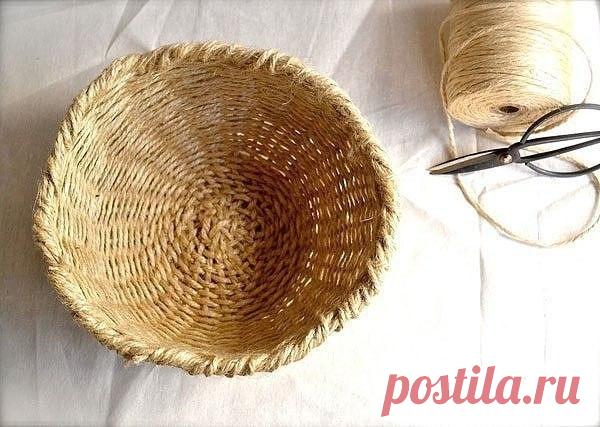 Плетем корзинку. Мастер-класс