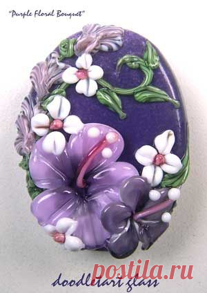 (32) This is a Freaking Beautiful Bead!! I want it hanging around my neck!! Lampwork Focal Bead - Bead Magazine | My favs!!
