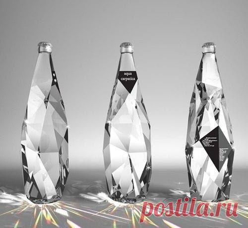 Дизайн бутылок с водой / Занимательная реклама