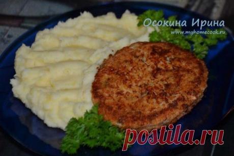 Рыбные котлеты с творогом