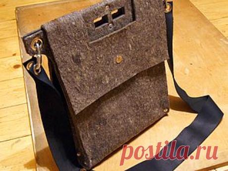 Изготовление сумки из войлока - Ярмарка Мастеров - ручная работа, handmade