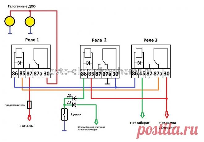 Схемы доработок в автоэлектрике