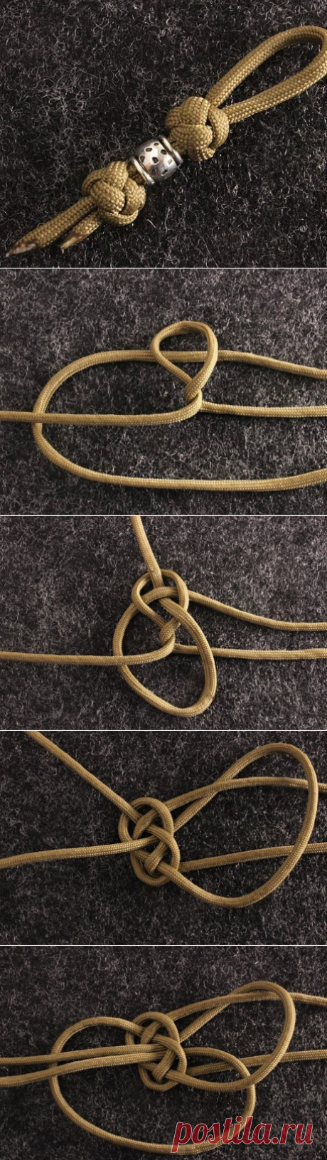 Инструкция в картинках по завязыванию бриллиантового узла 