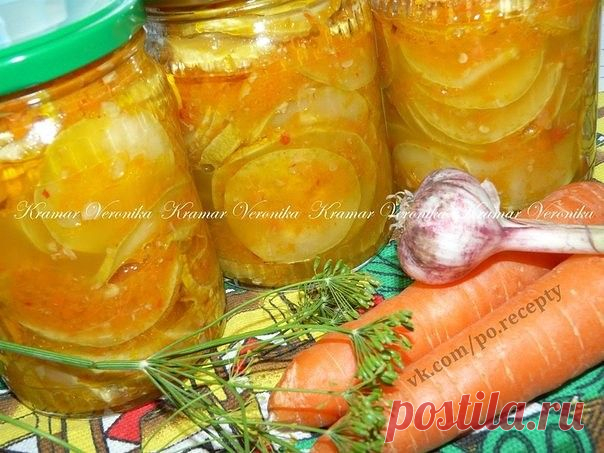 Кабачки в остром соусе