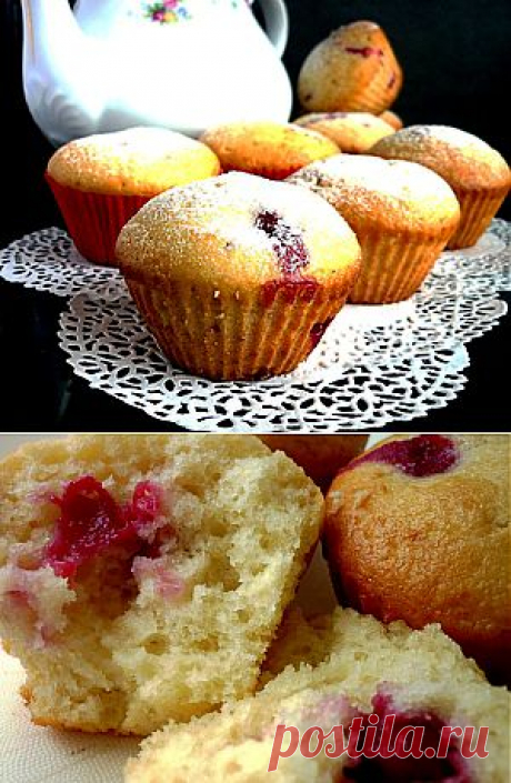 Маффины с вишней (заходите,очень вкусно!). Рецепт c фото, мы подскажем, как приготовить!