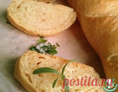 Багет с сыром и розмарином – кулинарный рецепт