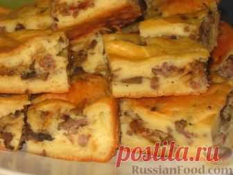 Рецепт: Быстрый мясной пирог на RussianFood.com