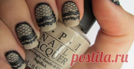 Потрясающий кружевной маникюр с эффектом 3D | I Love Hobby - Лучшие мастер-классы со всего мира!