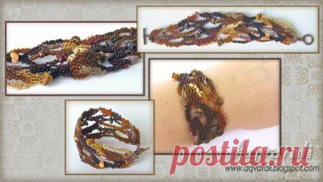 Браслет с мукаитом | biser.info - всё о бисере и бисерном творчестве