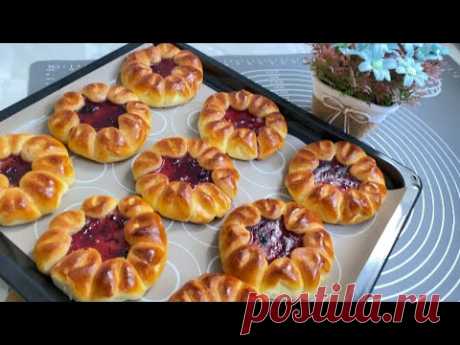 Супер Булочки со Смородиновым Джемом/Сдобное тесто как Пух/Съедаются быстро/Buns with currant Jam