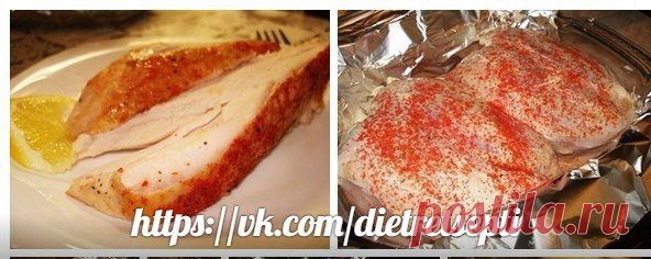Как вкусно приготовить куриную грудку просто и без проблем? Как сделать ее сочной и нежной? Приготовление куриной грудки в духовке сэкономит время хозяйки, а курочку сделает очень вкусной! Если посыпать грудку паприкой, она приобретет красивый вид. #чередование

Куриные грудки — 2 шт. 
Соль, перец черный, паприка по вкусу. 
Долька лимона для украшения 
Показать полностью…