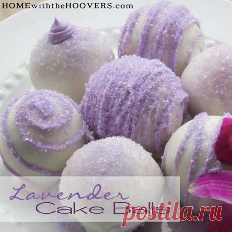 Home with the Hoover's: Lavender Cake Balls