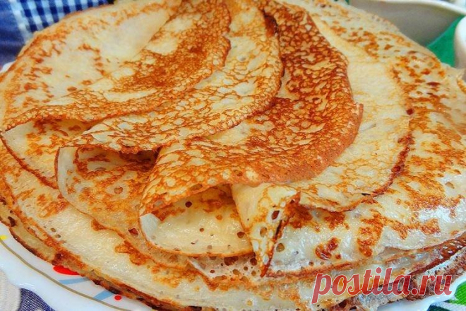 Как приготовить постные блины - 15 простых и вкусных рецептов