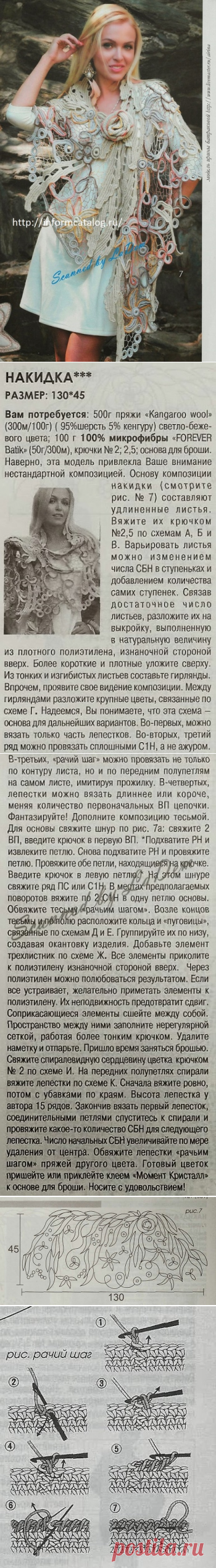 Накидка От Ирины Батраковой | Ниточка