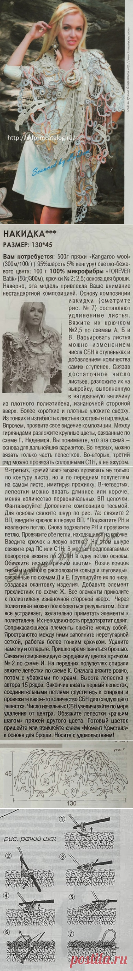 Накидка От Ирины Батраковой | Ниточка