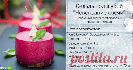 Селёдочка к новогоднему столу: просто, быстро, эффектно и удивительно вкусно!