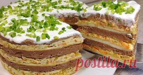 Закусочный торт «Праздничный» - Со Вкусом