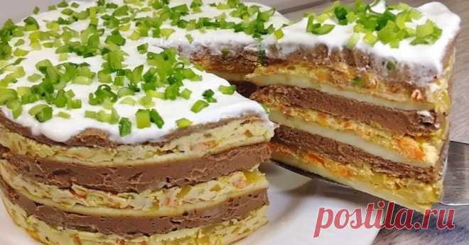 Закусочный торт «Праздничный» - Со Вкусом