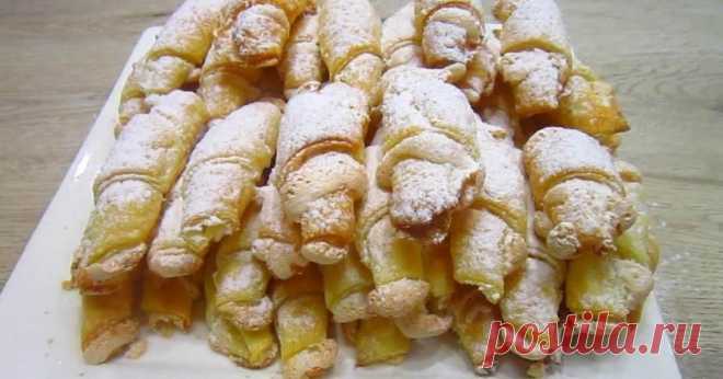 Нежные рогалики с безе - Со Вкусом