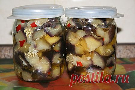 Маринованные баклажаны, как грибы (на зиму).