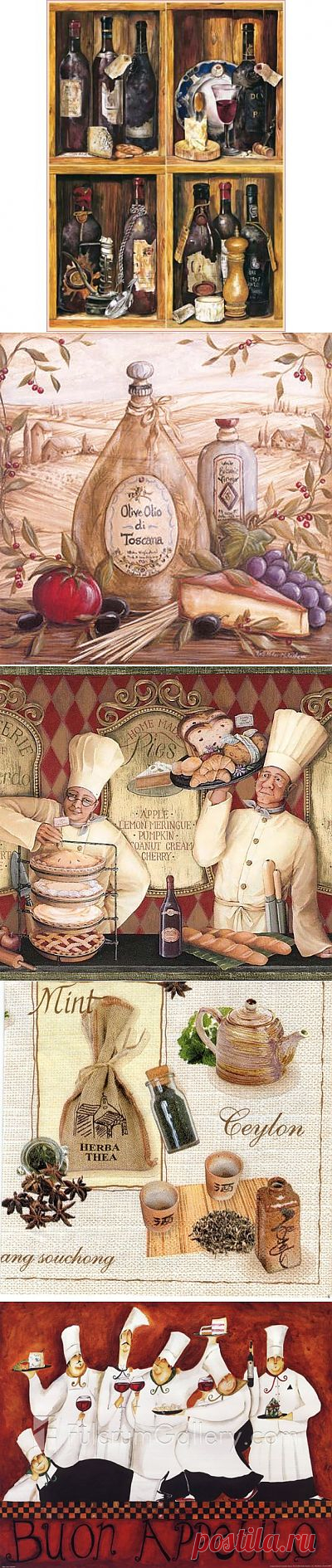 Картиночки для кухни / Картинки для декупажа / PassionForum - мастер-классы по рукоделию