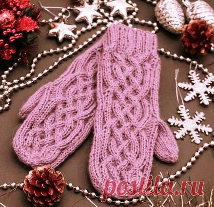 Вяжем варежки