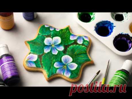 Painting With Food Coloring | Pansy Collab With Haniela's