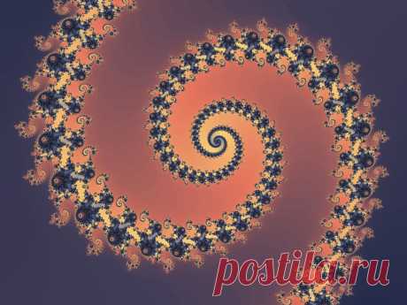 Patterned Fractal Spiral  Free Stock Photo HD - Public Domain Pictures