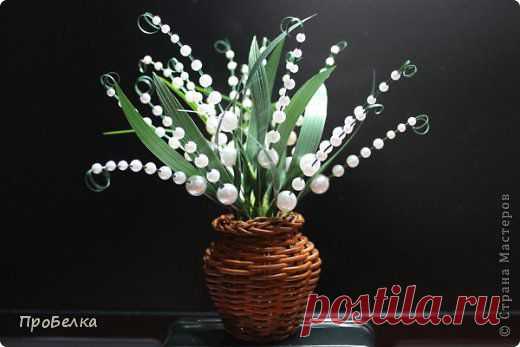 Ландышеподобный декор.