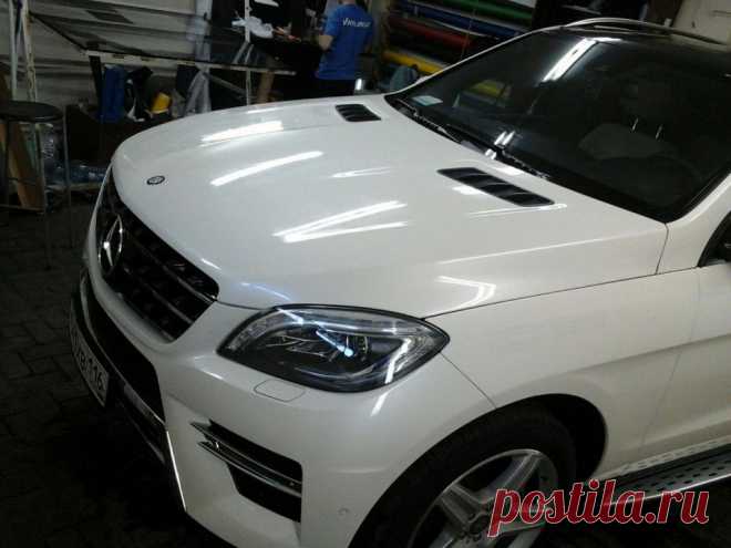 Бронирование кузова автомобиля и фар авто защитной антигравийной пленкой в Казани - VinylKZN.