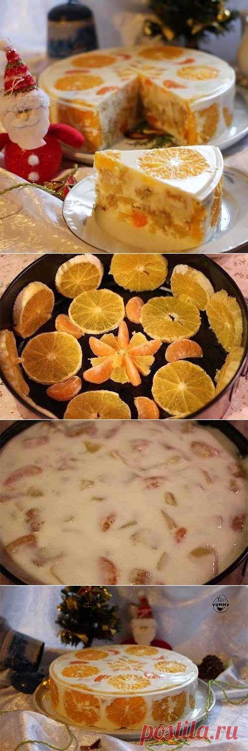 Желейный торт 