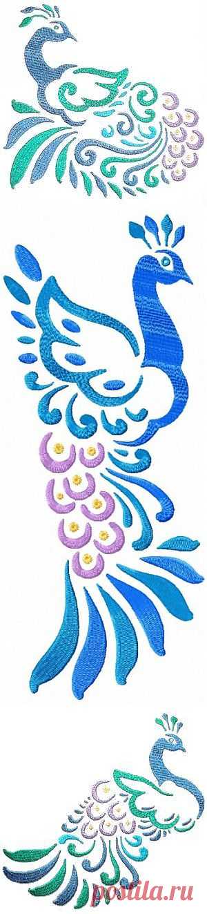 OregonPatchWorks.com - Sets - Peacocks I