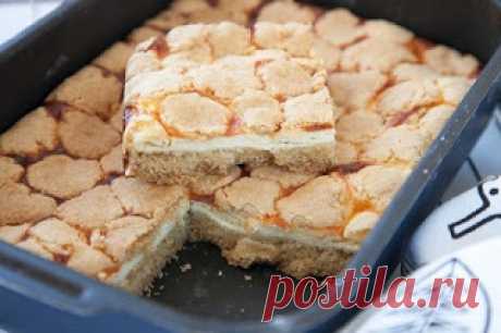 "Мозаичный" творожный пирог