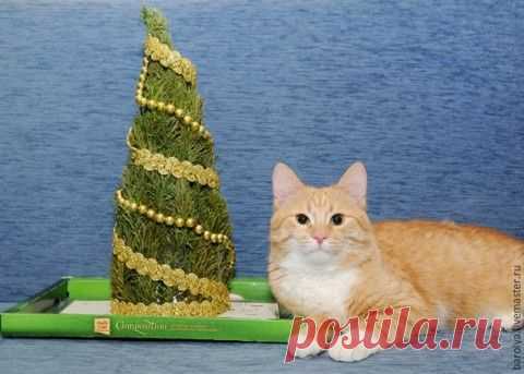 Миниатюрная ёлочка на новогодний стол