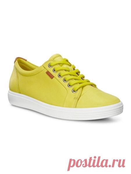 Кеды ECCO. Цвет желтый.