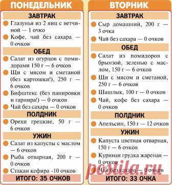 меню обедов для похудения - Поиск в Google