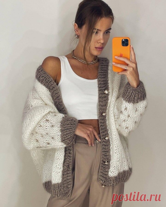 ИДЕИ ВЯЗАНИЯ КАРДИГАНОВ И ЖАКЕТОВ НА ОСЕНЬ 2025! | Копилка узоров (Вязание спицами) | Дзен