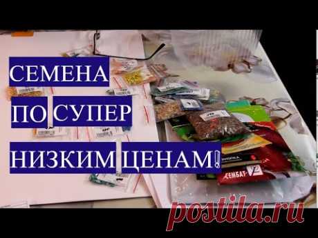 Дешевле только даром! Семена по супер низким ценам! Обзор семян