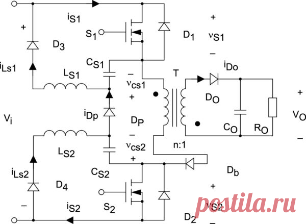 Двухключевой обратноходовой DC/DC-преобразователь | Силовая электроника