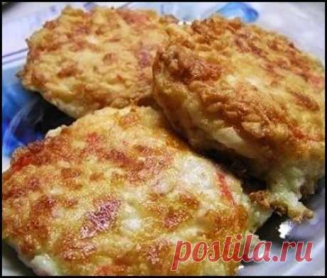 Котлетки из крабовых палочек