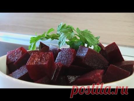 Салат "Столовая маринованная свекла" видео рецепт. Книга о вкусной и здоровой пище