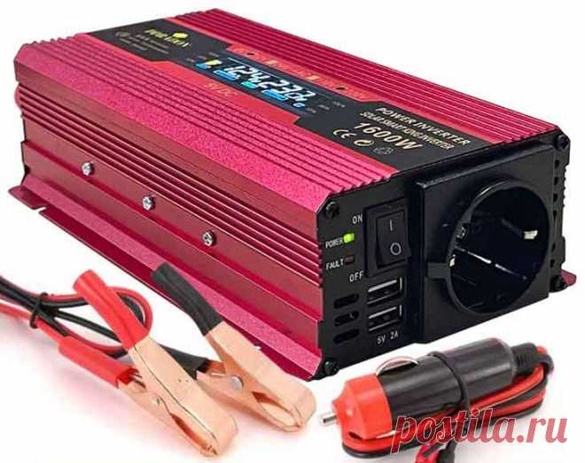 Преобразователь напряжения для автомобиля DDRADON DC 12/24V